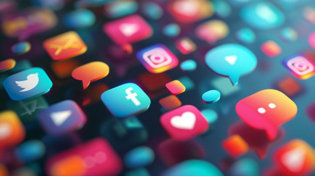 estar en todas las redes sociales